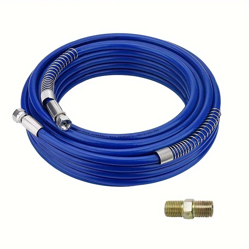 

1 комплект 33 фута х 1/4 дюйма. Шланг безвоздушного распылителя краски с разъемом, универсальный распылитель краски высокого давления, гибкая волокнистая трубка, 3300