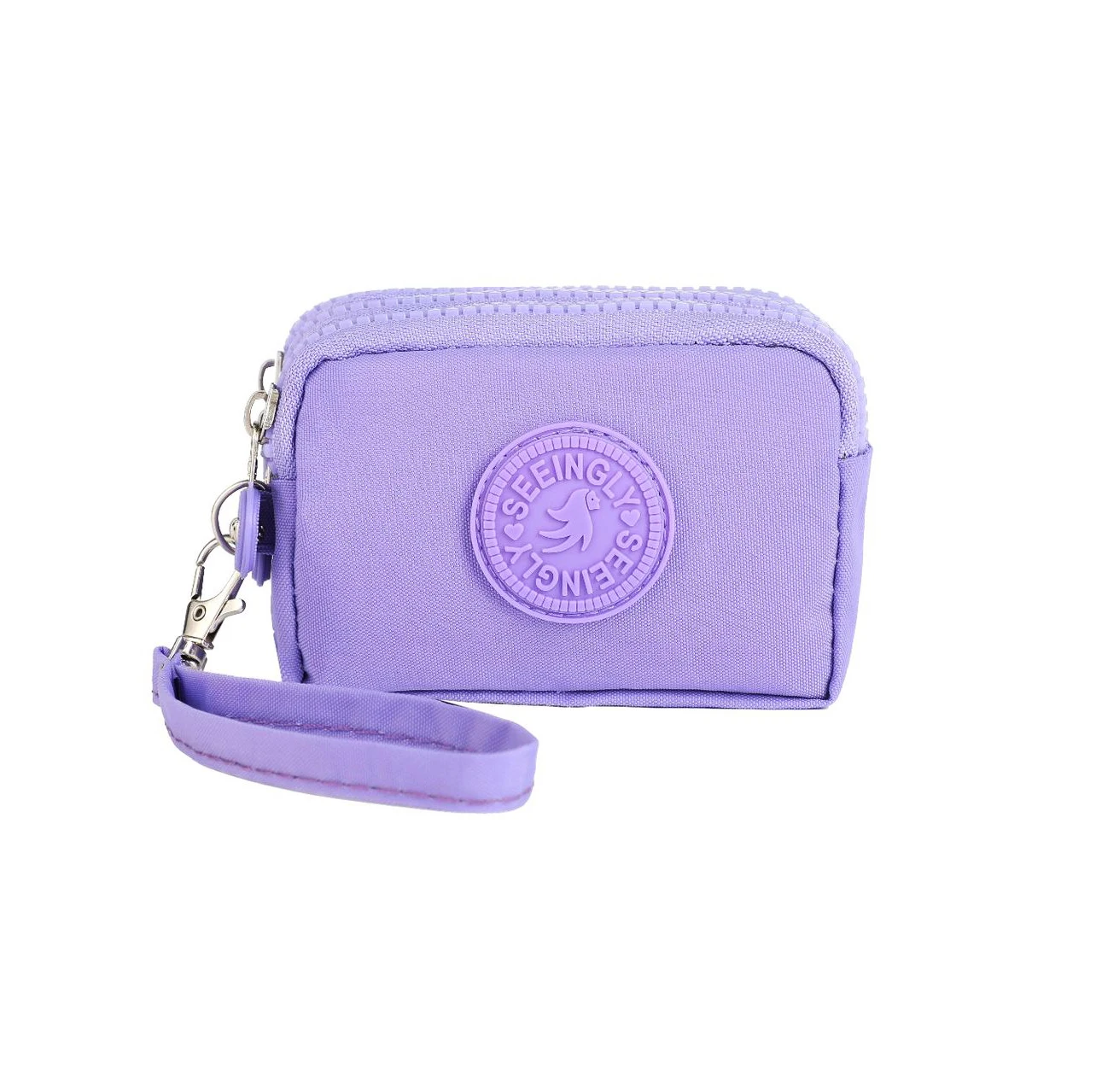 Women Three Layer Wallets Nylon Coin Purse New Korean Large Capacity Portable Oxford Cloth Coin Wallet Waterproof Portable