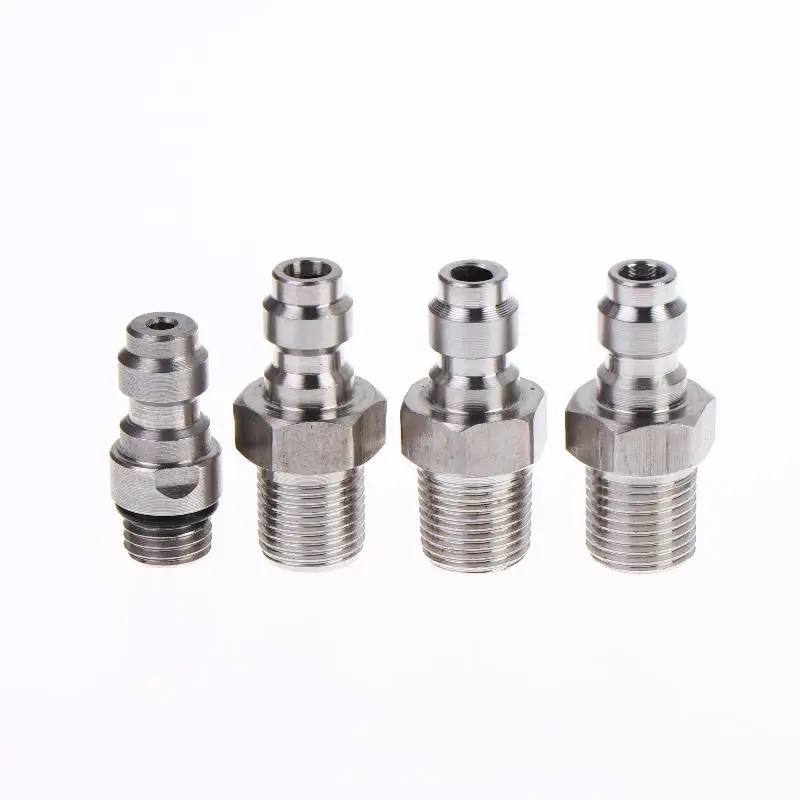 Quick Connect Valve 8mm Male Fitting High Pressure Application Anti Rust Feature for Chemical Processing