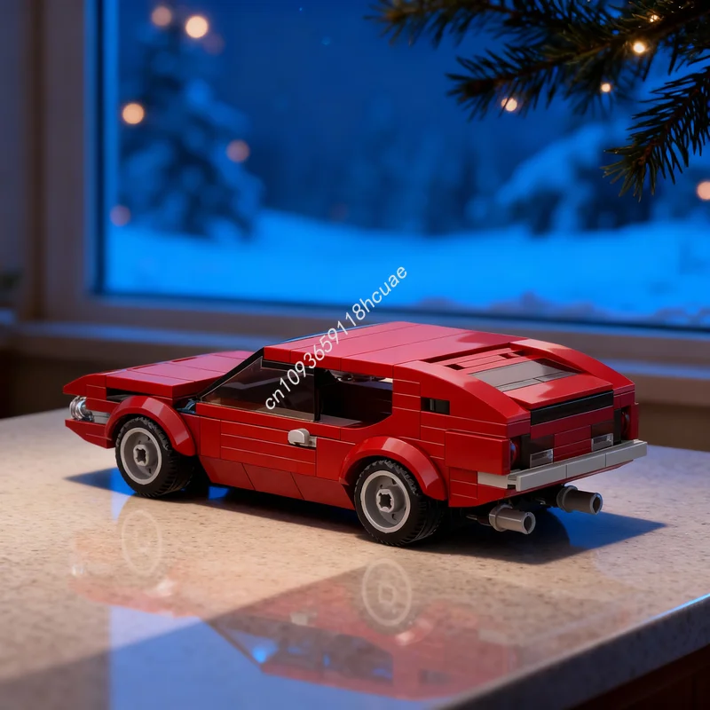 

202 деталей MOC Конструктор Lamborghini Espada City Champions, развивающая игрушка, архитектурная модель, рождественский подарок, креативная идея для обучения