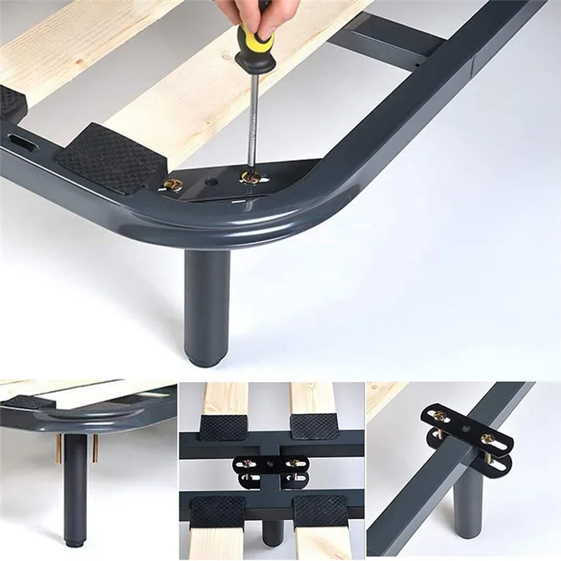 2 Pcs Bed Frame Legs,Adjustable Height Center Support Leg for Bed Frame, Bed Center Slat Heavy Support image 3