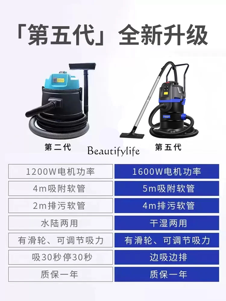 2 Fish pond sewage suction machine large suction pond bottom cleaning artifact
