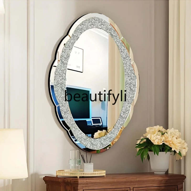 

xzzDressing mirror Cartoon decorative sink mirror Kindergarten wall creative bathroom bathroom mirror