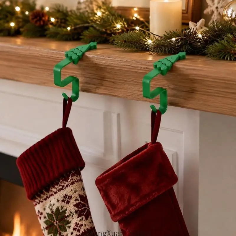 Formbare Weihnachtsdekorationsaufhänger für Kränze, Schienen und Geschenkpapier 3XUF – Detail 9