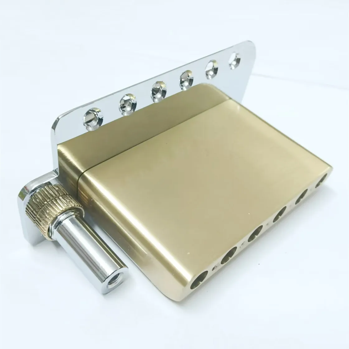 Brass Block 6-Point Tremolo Bridge Vintage Saddles 10.5mm