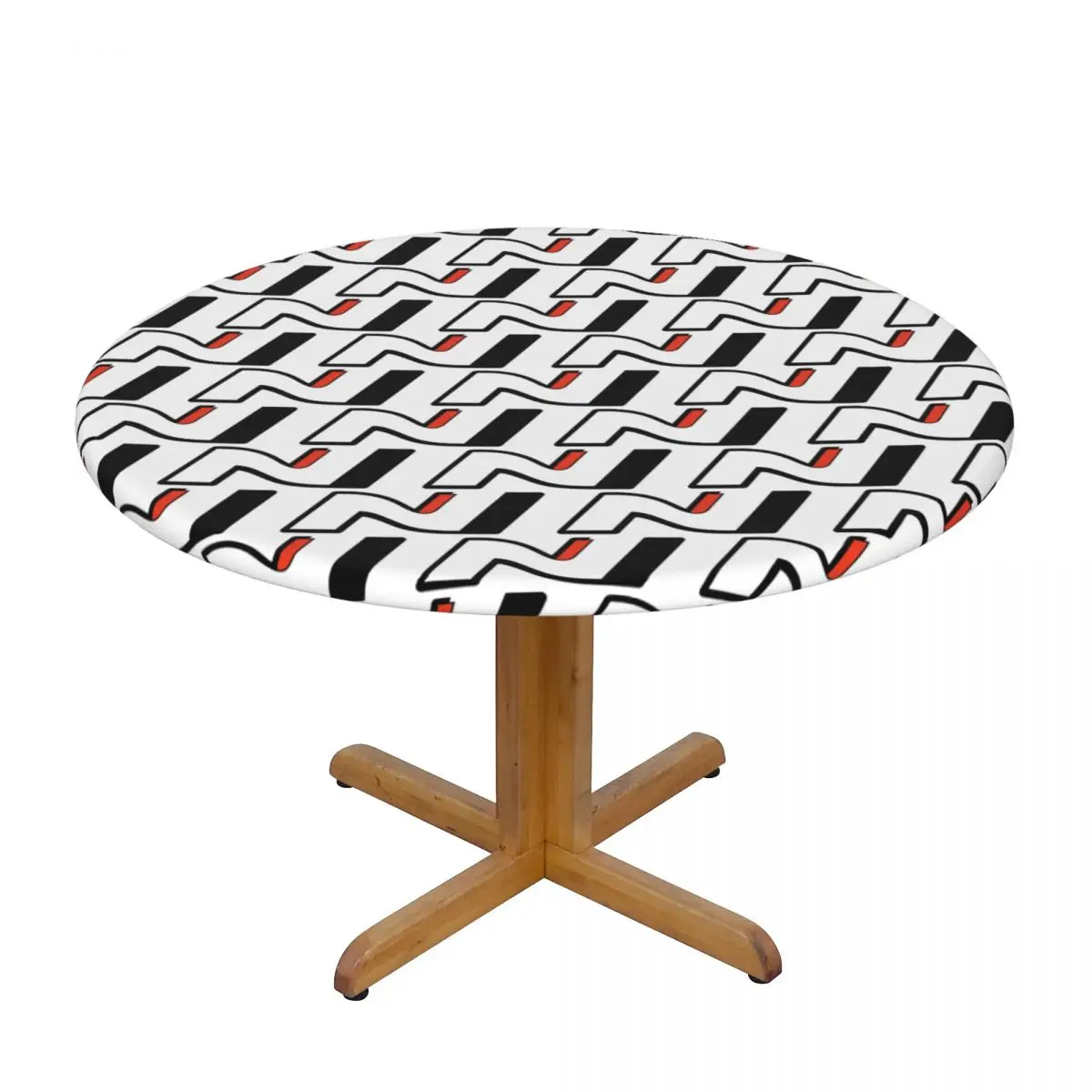 N Performance Logo Waterproof Round Tablecloth Oilproof Table Cloth for Kitchen Events Dining Table Cover
