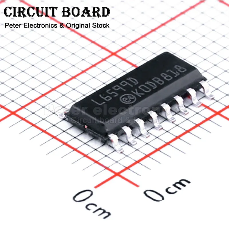 5piece L6599DTR SOIC-16 L6599D Lb599D SOP16 AC-DC Controllers Regulators New and Available