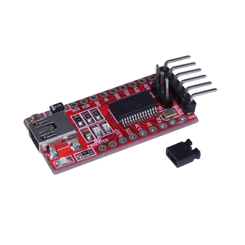 Адаптер последовательного преобразователя USB в TTL Burner FT232RL FTDI для Arduino