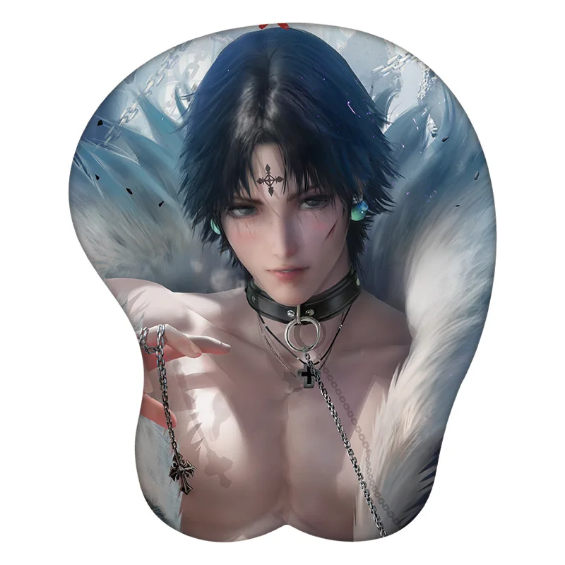 

Chrollo Lucilfer Hunter×Hunter Anime 3D Mouse Pad Wrist Rest Silicone Sexy Creative Gaming Mousepad Mat