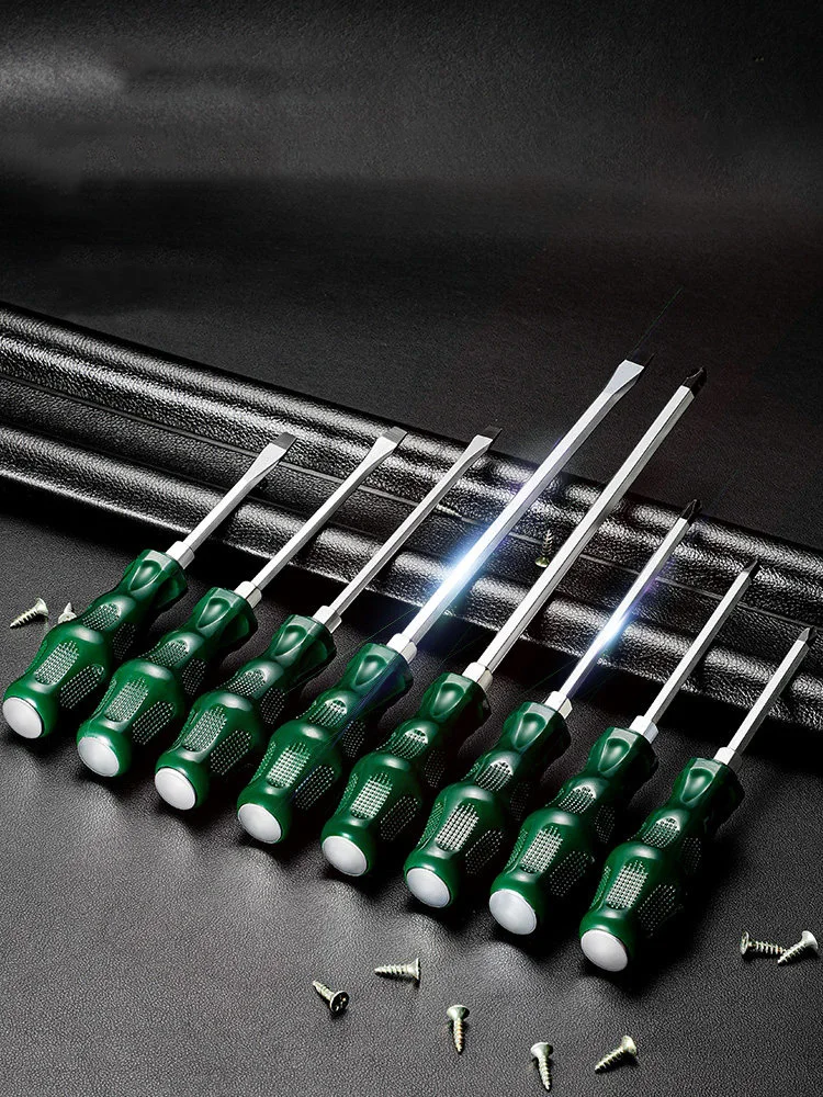 High Manganese Steel Impact Screwdriver Magnetic Cross Flat Head Heavy Duty Screw Driver For Auto Motorcycle DIY Repair Tools