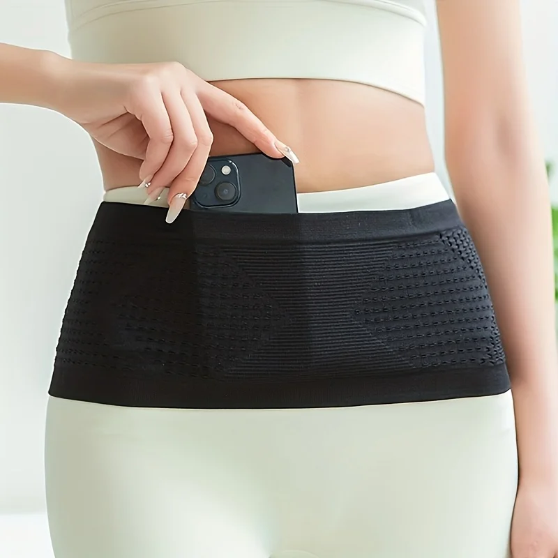 Invisible Running Belt with Phone Holder - close-up view