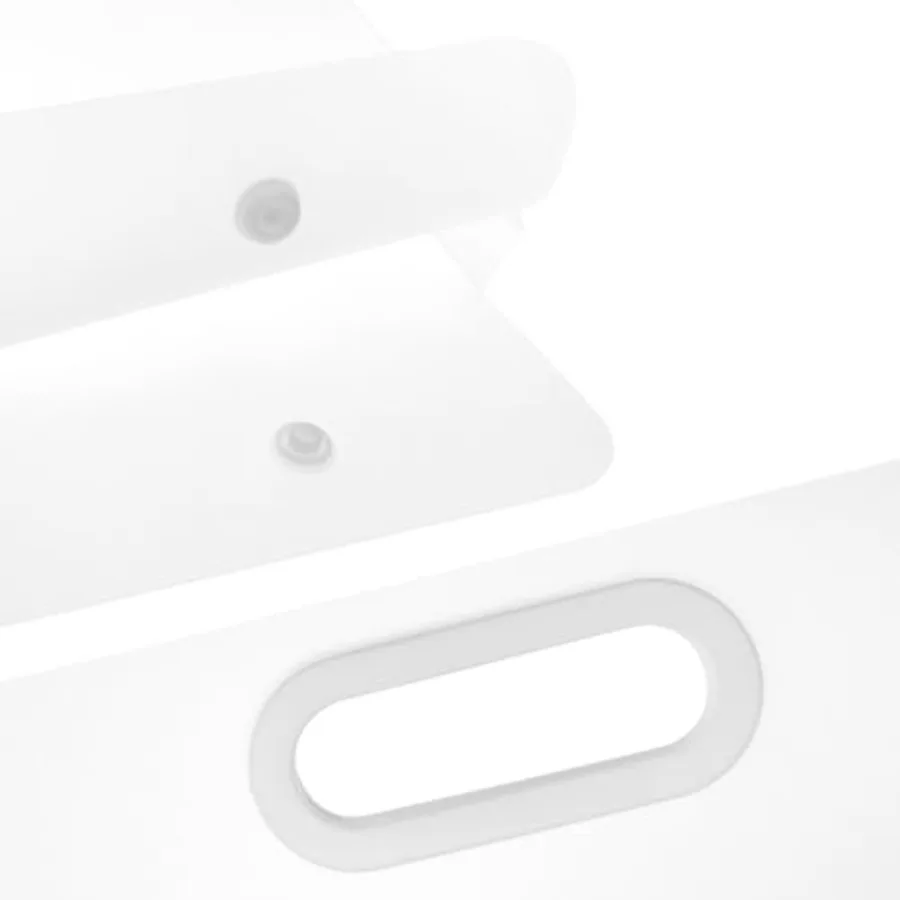 QWORK Art Portfolio Folder - 17x13 Inch Water-Resistant Solid Stiff Material 4 Pack Translucent Large Storage for Artwork Diamo