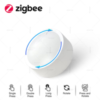 Smart Zigbee Knob Switch DIY Wireless Scene Button Remote Dimmer Switch Intelligent Automation Linkage Scenarios Zigbee2mqtt