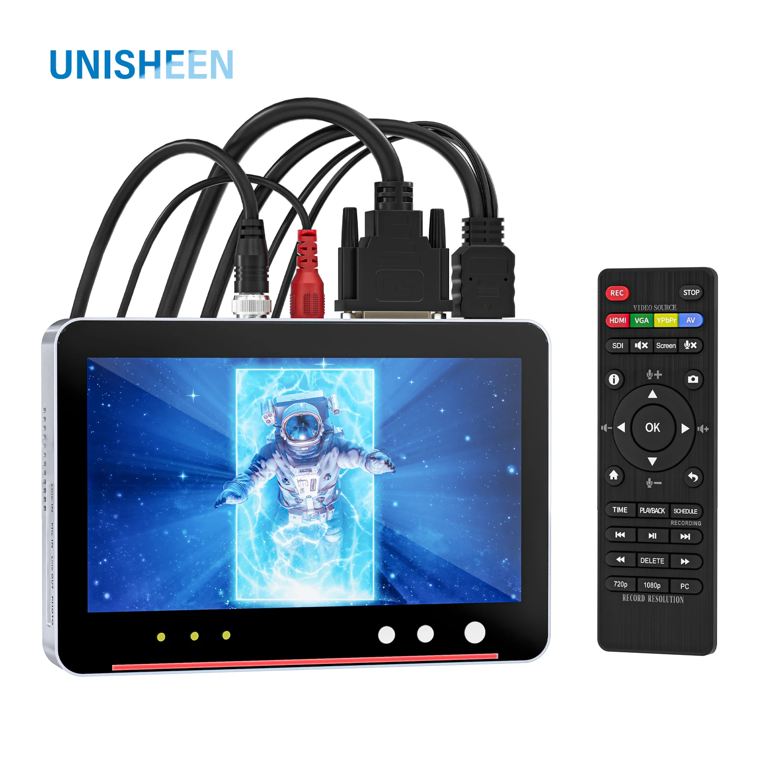 Imagem -02 - Unisheen-câmera Endoscópio Standalone Dispositivo Ssd Ur550 Caixa de Captura Sdi Tela Analógica Gravação de Vídeo Médico Dvi Rca Hdmi Vga Ypbpr