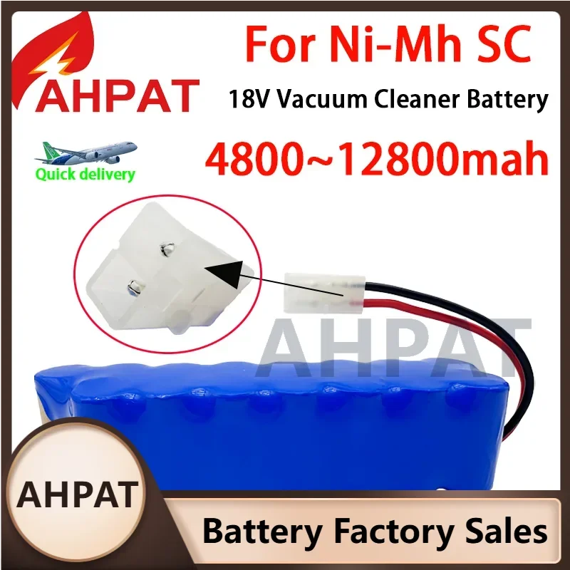 2026 SC 18 فولت بطارية حزمة 12800 مللي أمبير الأصلي ni-mh قابلة للشحن مكنسة كهربائية استبدال بطاريات لروينتا RH8771 تيفال Cycl #1