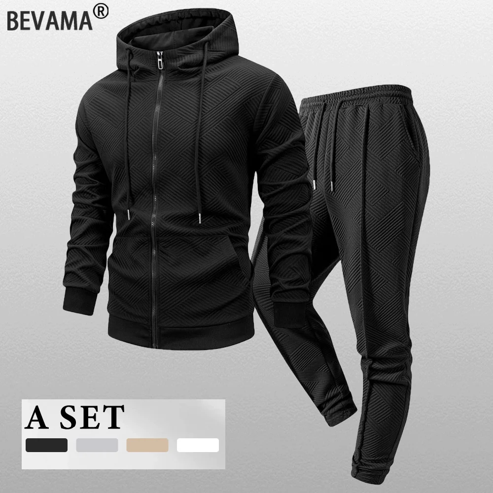 

Hot Sales Mens Tracksuit Casual Sweatshirts Sportswear Single Piece Hoodie Pants Outdoors Gym Sports Jogging Mens Clothing