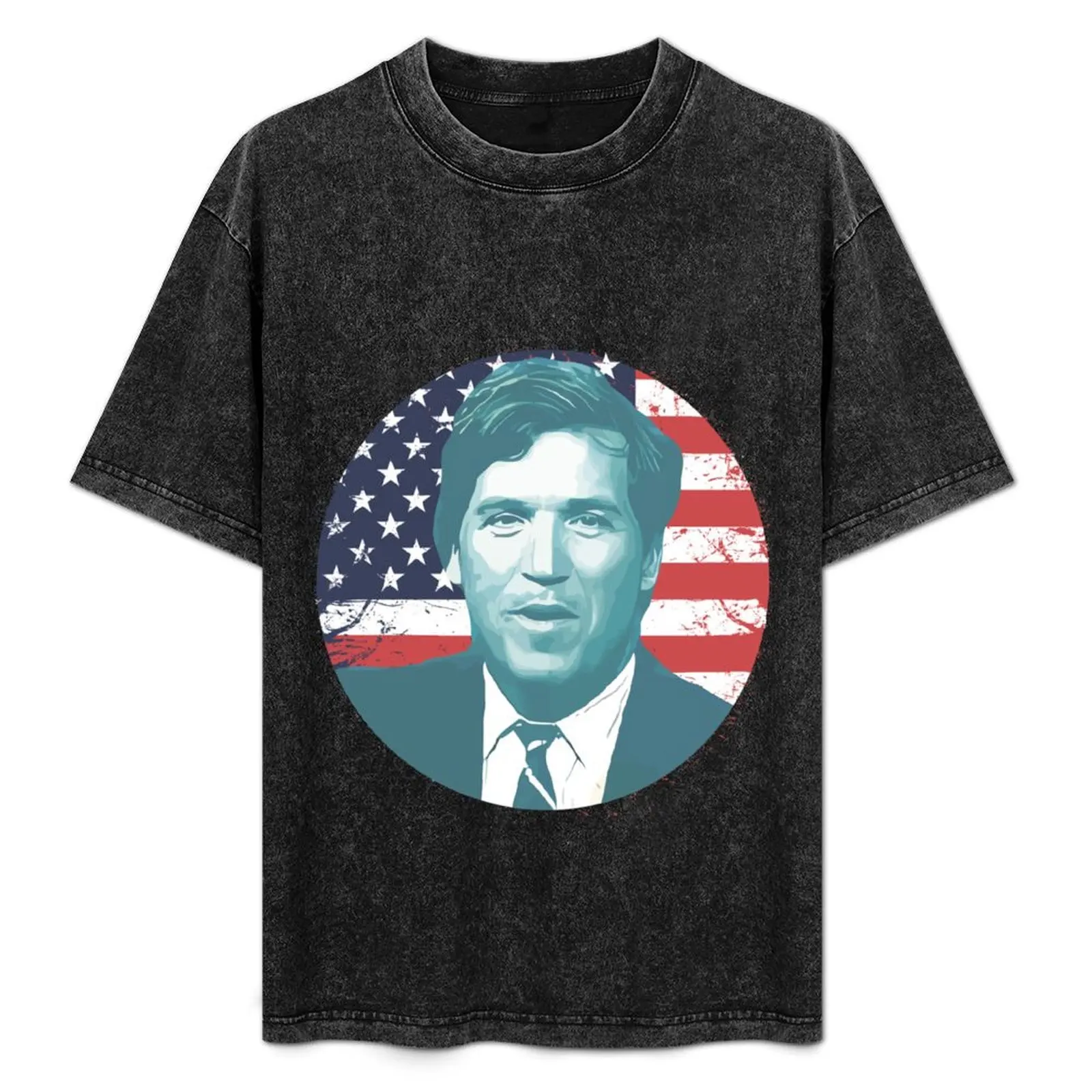 

Tucker Carlson T-Shirt Casual Loose Fit Summer Tee Shirt