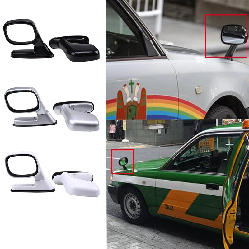 For SUV/Truck Universal Car Right/Left Hood Side Rear View Mirror Adjustable Wide Angle Blind Spot Auxiliary Mirrors