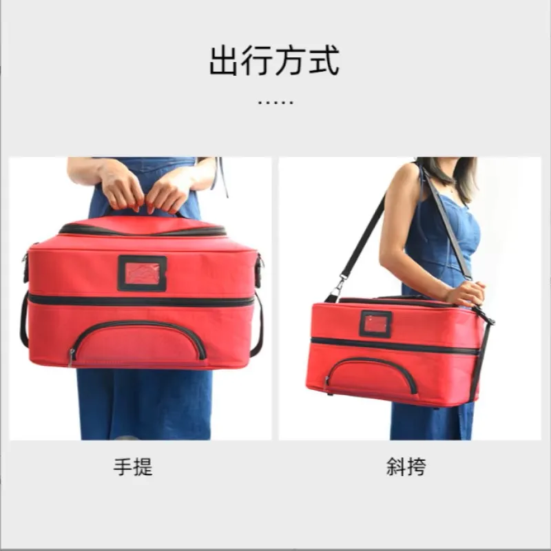 Large Makeup Bag with 4 Tier Trays Professional Artist Travel Bag Multifunctional Cosmetic Bag to Keep Makeup and Hair Supplies
