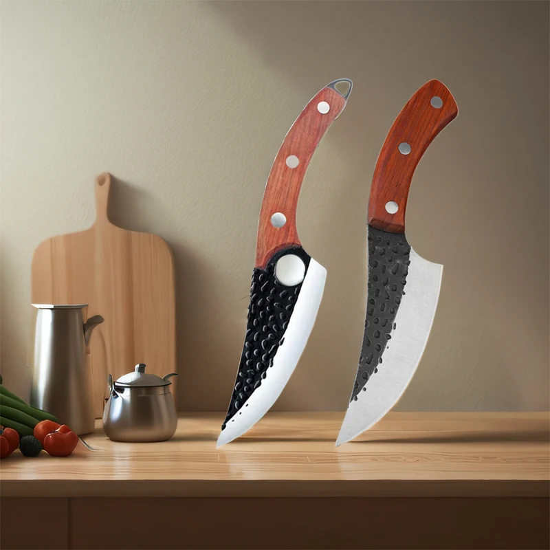 Multifunctional  Kitchen Knife Meat Cleaver Vegetable Cutter Household Chef Knife Handmade Forged Butcher Knife Boning Knives