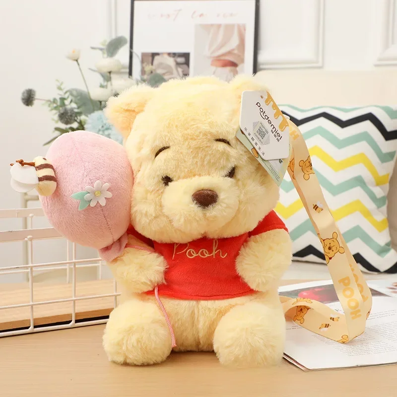 Disney Winnie l'ourson ours porcelet peluche poupée jouet sac à dos Anime Donald canard cartable sac à dos oreiller cadeau d'anniversaire