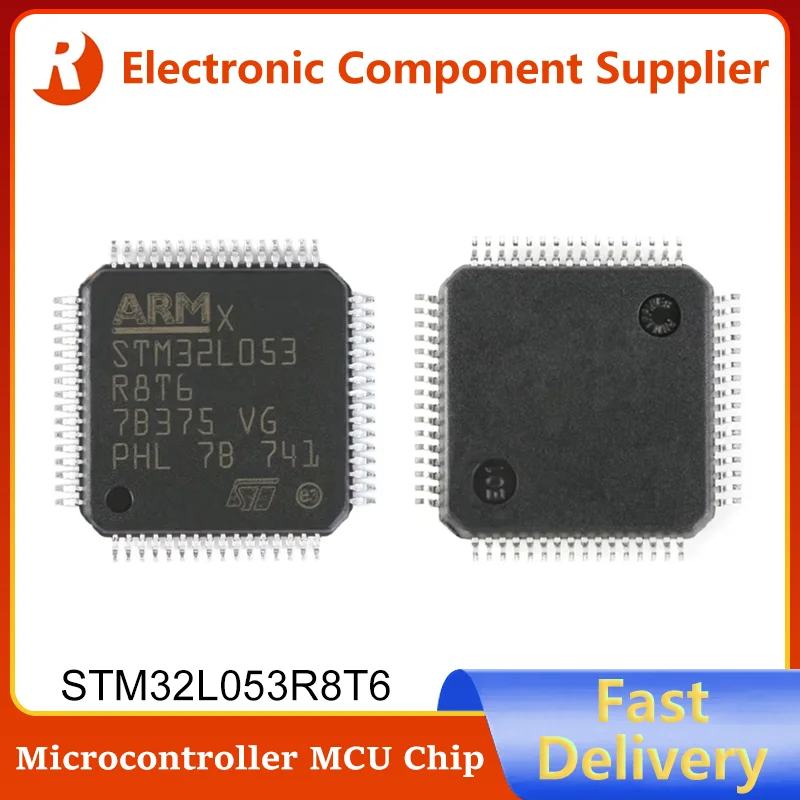 

5Pcs STM32L053R8T6 STM32L053 STM32 L053R8T6 LQFP64 New and Original ARM Cortex-M0+ 32-bit Microcontroller MCU IC Controller Chip