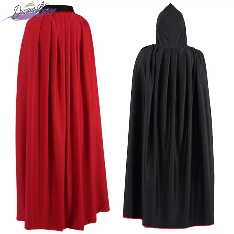 loween Costume da strega Per bambini Adulti Uomo Cisas Robe Terrore Genitore-figlio Abiti coordinati Fibra di poliestere