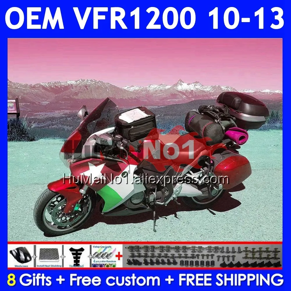 Injection For HONDA Crosstourer VFR 1200 VFR1200 RR Metal Red CC 71No.118 VFR1200RR 10 11 12 13 2010 2011 2012 2013 Fairings