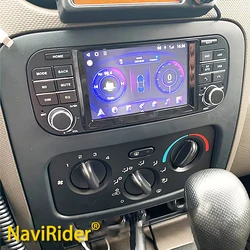 8+128GB Android 14 AI Voice Wireless CarPlay Car Radio For JEEP Grand Cherokee Liberty Wrangler  Chrysler  Dodge GPS Navigation