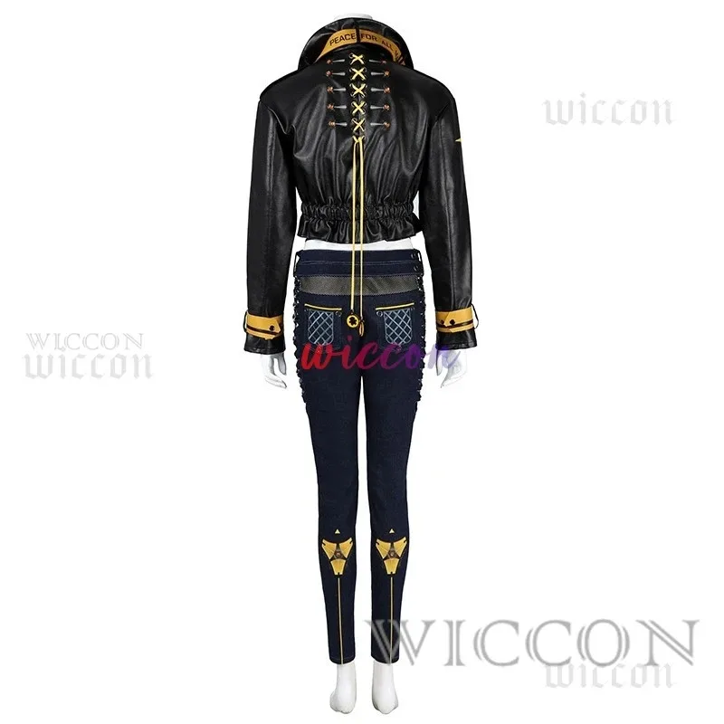 

asdh8@Eve Women Adventurer Cosplay Costume Game Stellar Blade Fantasia Outfits Earings Wig Halloween Carnival Roleplay Disguise