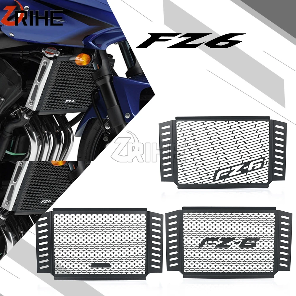 

FOR YAMAHA FZ6 FAZER FZ-6 FZ 6 Fazer 2007 2008 2009 2010 Motorcycle Radiator Grille Cover Guard Protection Protetor Accessories