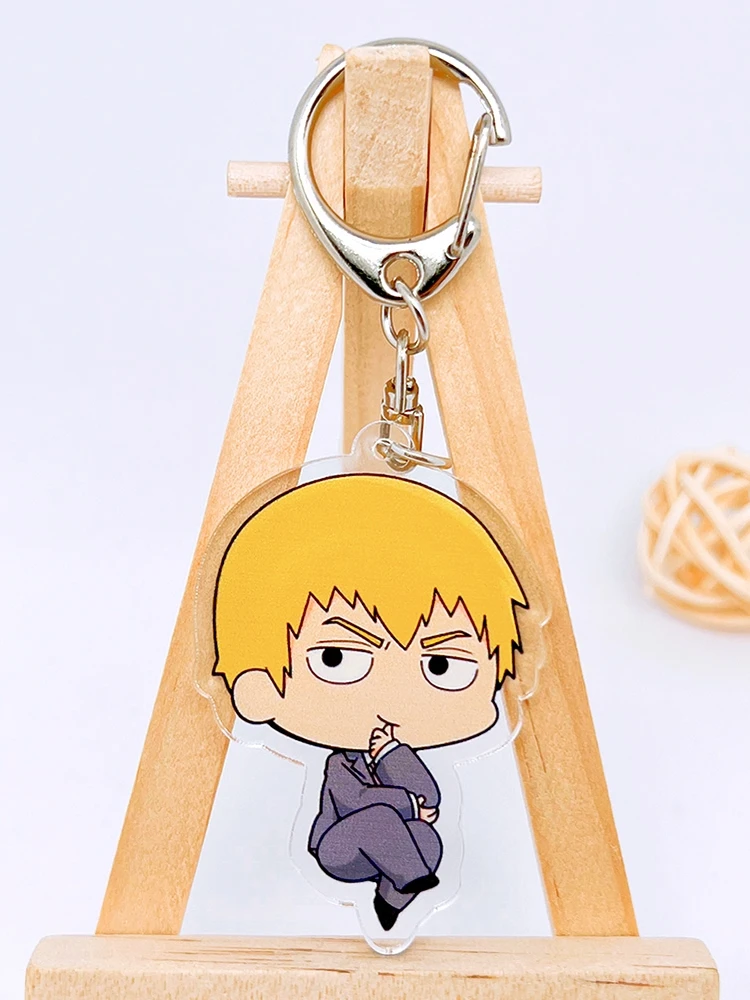 Anime Mob Psycho 100/Mobu Saiko HyakuONE Kageyama Shigeo Hanazawa Teruki Cosplay Pendant Gift Keychain Cute Decorate