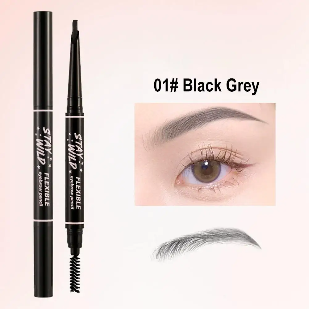 Eyebrow Pencil Waterproof High Quality Professional Brand Haozhuang Eyebrow Enhancer Female Cosmetics Makeup Cheap Chinese W7W8