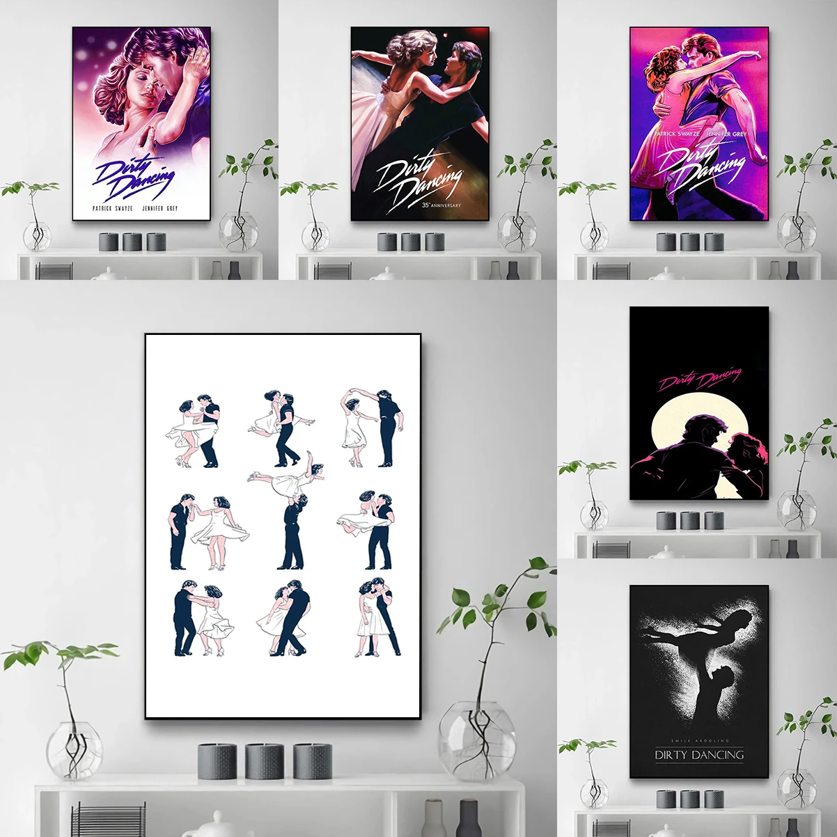 

Dirty Dancing Movie Canvas Poster Decoration Pictures Room Wall Art Prints Bedroom Decor Vintage Decorative Picture For Home