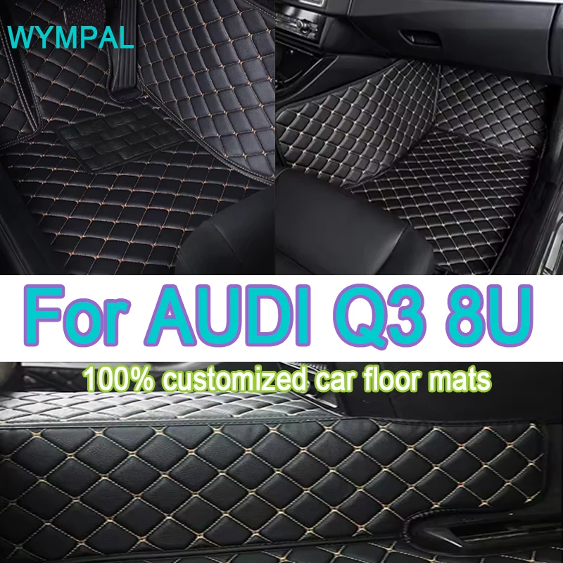 

Роскошные автомобильные коврики для AUDI Q3 8U 2012 2013 2014 2015-2017 на заказ, автомобильные подушечки для ног, автомобильный ковер, аксессуары для интерьера