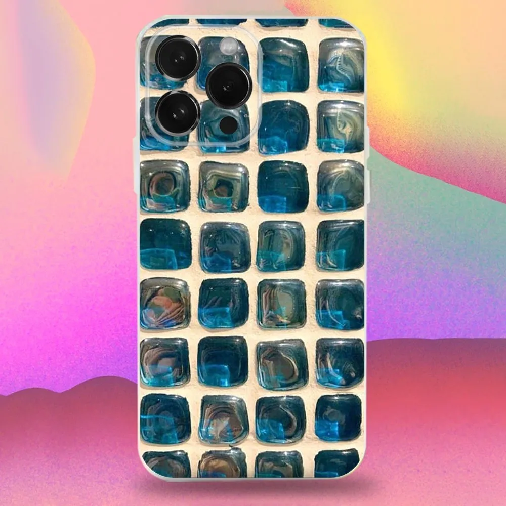 Colorful Glass Phone Case For iPhone 16,15,14,13,12,11 Pro,Max,Plus,X,XS,XR,SE,Mini Transparent Silicone Soft - Image 2
