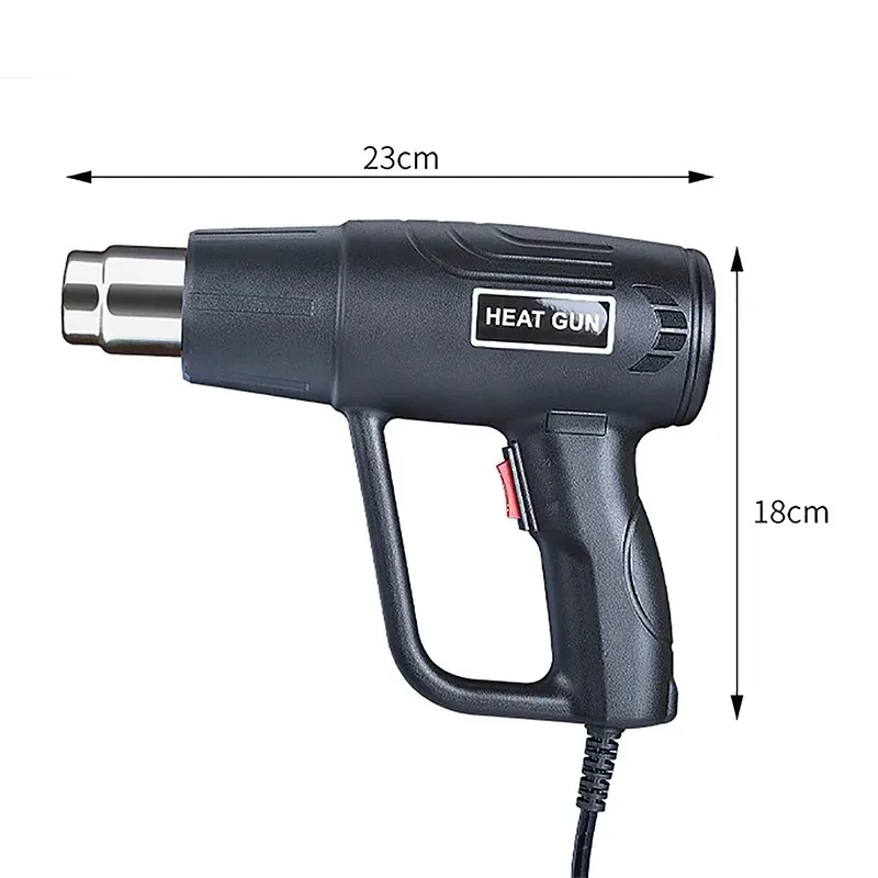 Tp-Industrial Hot Air Gun, Film Baking Gun, Heat Gun, secador de ar, para Shrink Wrapping, térmico, Film Car Laminação, 2000W, 60 ℃-600 ℃