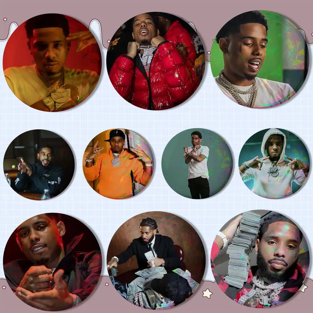 

USA P-Pooh ShiestyS Round Exquisite Badge Brooches Creative Pins For Clothes Hat Backpack Gift Accessories