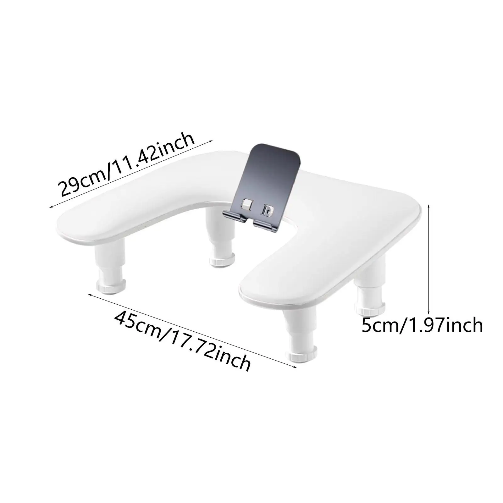 Nail Arm Rest Nails Accessories Tool Premium Manicure Tool with Phone Holder