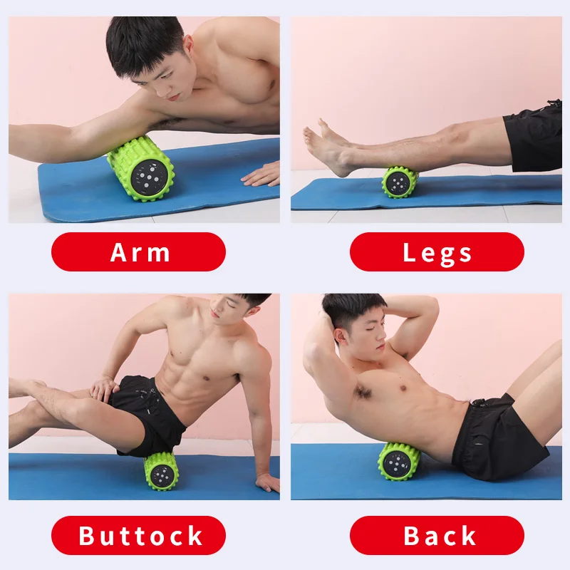 New Electric 5-speed Vibrating hot sale vibrating roller Yoga Electrical Foam Roller with music player