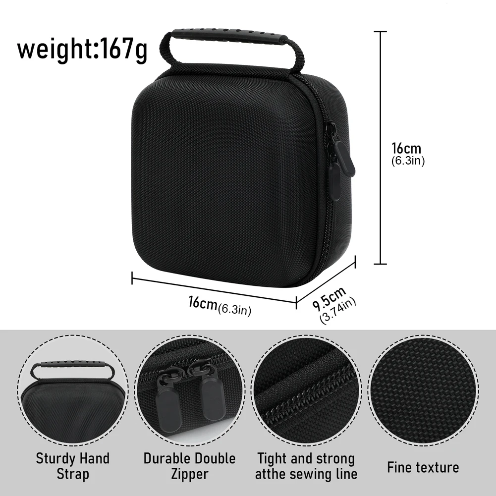 Carrying Case for Mini M4/M4 Pro Protective Travel Handbag Carrying Bag Protective Bag Shockproof with Mesh Pocket view 6