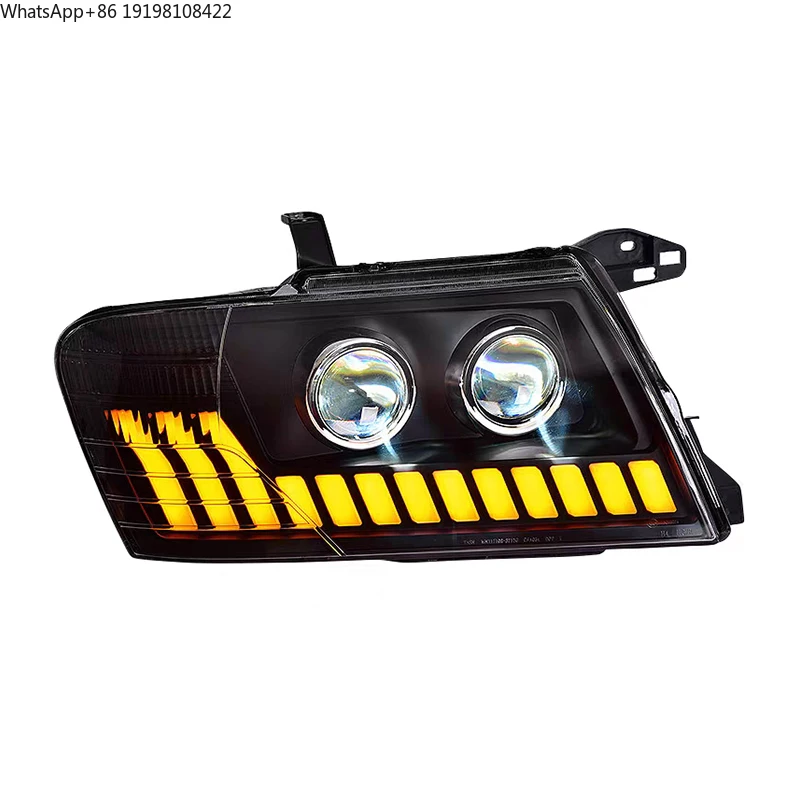

Car Head Lamp for Mitsubishi Pajero 2004-2013 V73 V75 V77 LED Headlight 12v 36w DRL Projector Lens Dynamic