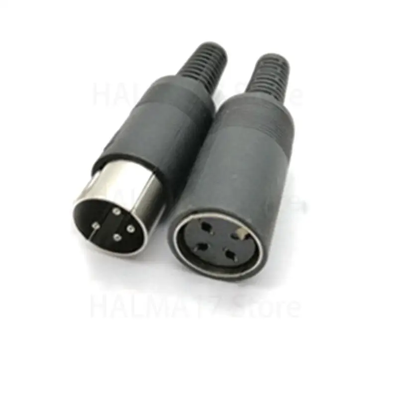 3 4 5 6 7 8 Pin Adapter DIN Wire Male Female Connector Plug Socket Jack Solder Keyboard Extension Cable J17