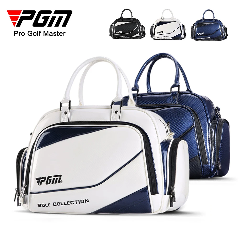 

Pgm Golf Boston Bag Men's Golf Bag Waterproof Pu Carrier Boston Bag Trendy Lightweight Men's Golf Bag Ywb036