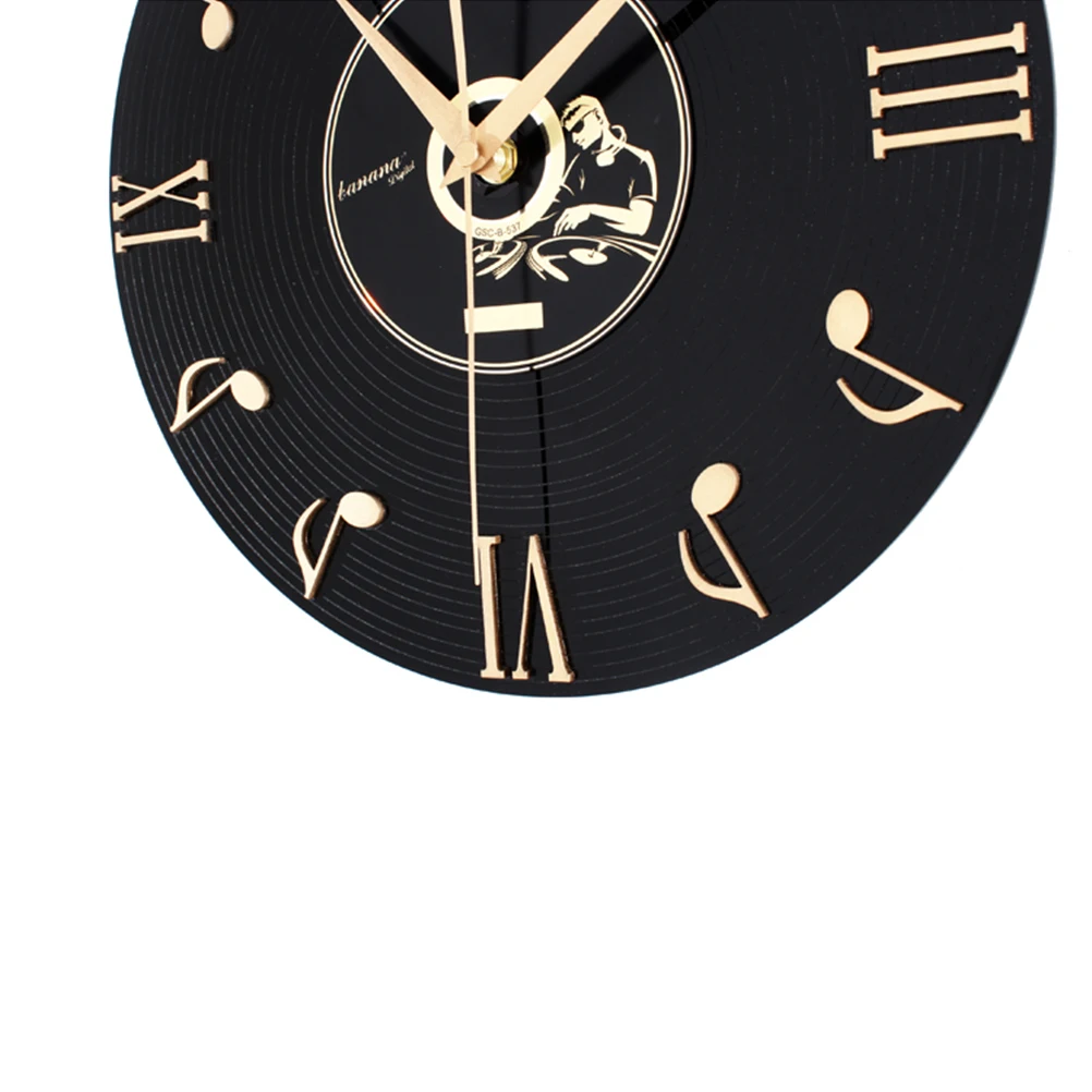 

vintage clock clocks CD clocks note clock vinyl record wall clock