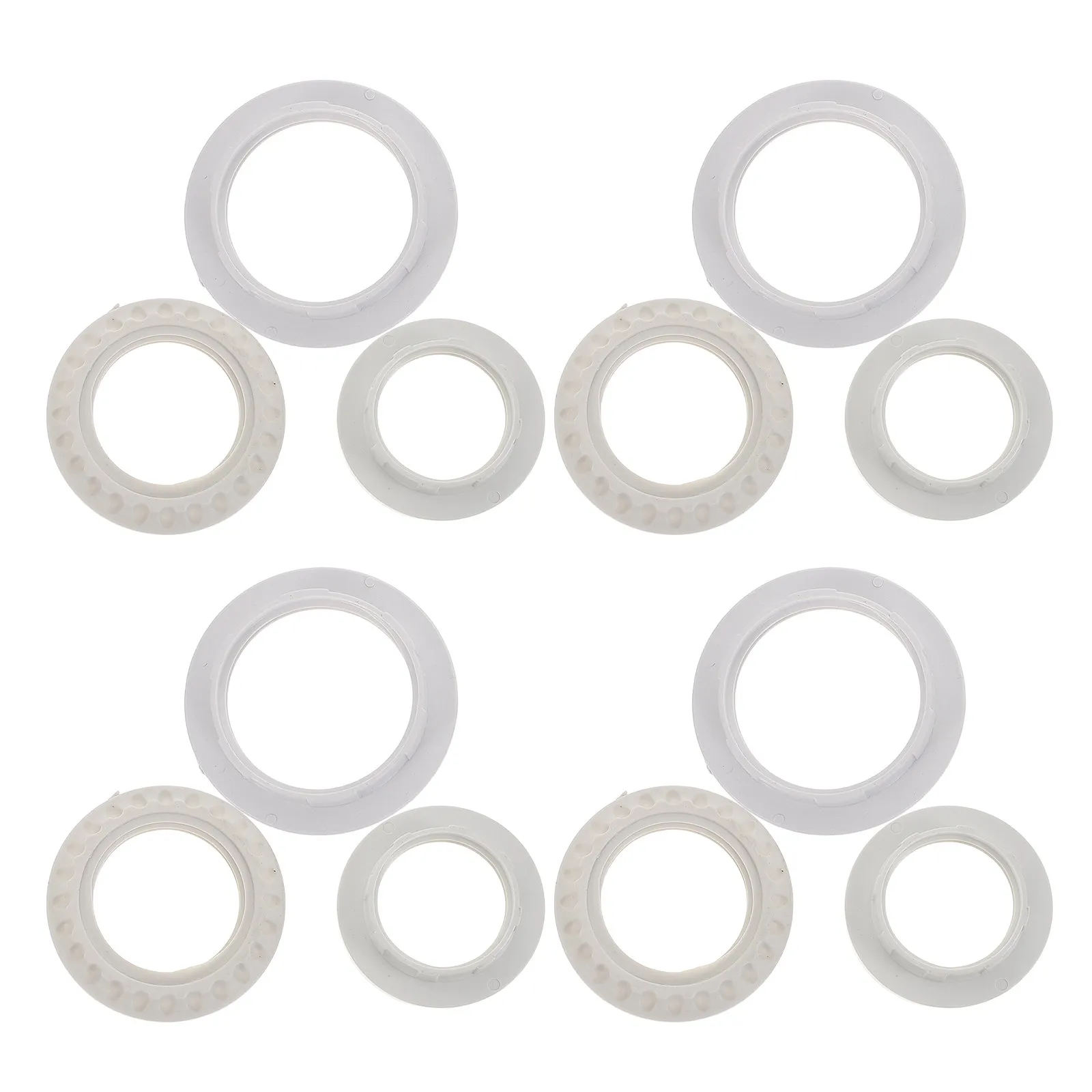 12Pcs Lamp Shade Holder Rings E14 E27 Socket Compatible Metal Lampshade Support Hardware Stable Fixing Rings Table Lamp Bedroom