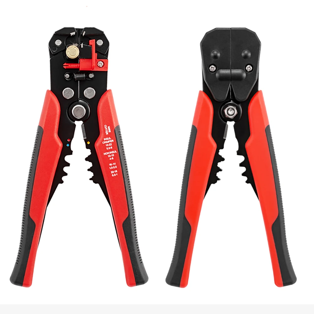 Professional Electrician Wire Tool Cable Wire Stripper Cutter Crimper Automatic Crimping Stripping Plier