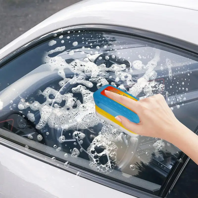 

Car Oil Film Cleaning Brush 120ml Automotive Oil Film Remover Effective Car Glass Oil Film Cleaner Quick Car Windshield Cleaning