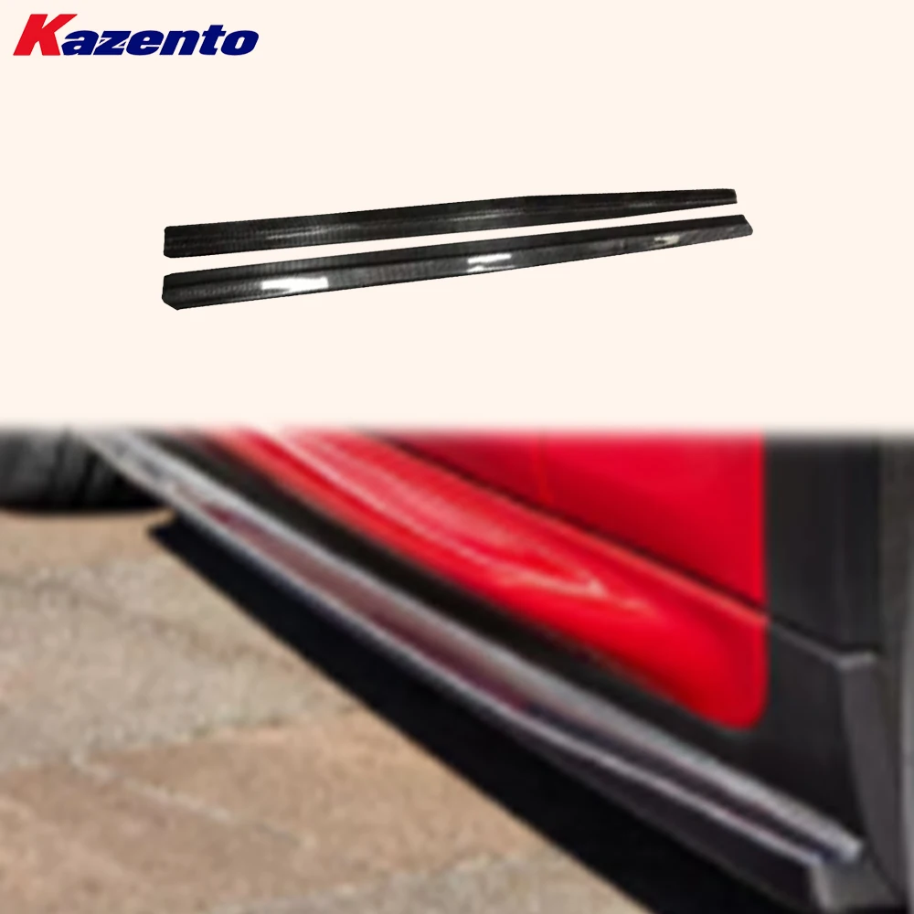 

For Mini Cooper F56 Carbon Fiber D Style Body Kits Trim Side Skirt Extensions
