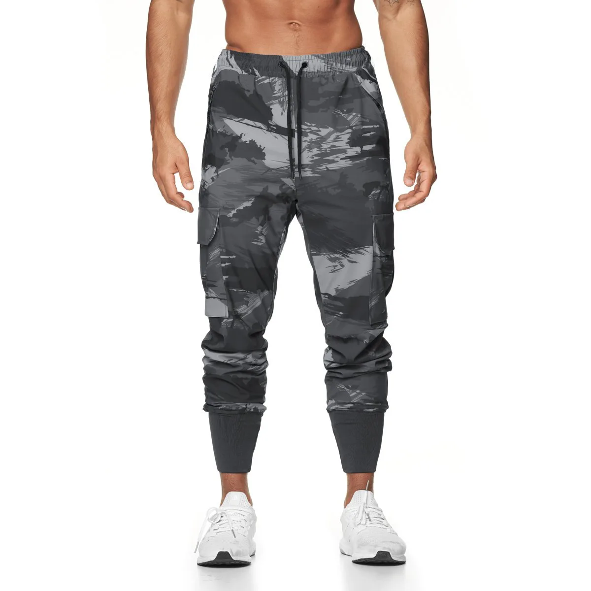 Camo Joggers Pants Men Gym Workout Sportswear Sweatpants Male Autumn Fitness Crossfit Trackpants Outdoor Running Sport Bottoms